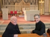 Papal Nuncio to Ireland Archbishop Charles Brown (right) with Fr. Larry Duffy P.P. Carrickmacross pictured prior to his Mass of Healing & Hope in St. Joseph's Church, Carrickmacross last night 4th February.  Pic.  Pat Byrne